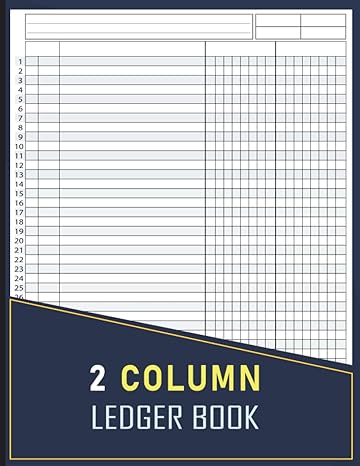 2 column ledger book 1st edition customizelog b0bks91w25
