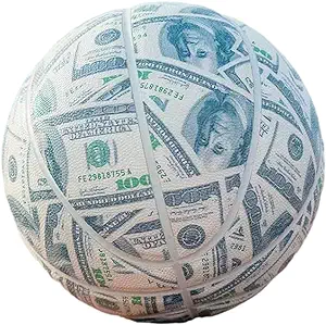 sxlingdo graffiti basketball us dollar and pound sterling prints size 1/4/5/6/7 ball for indoor outdoor games