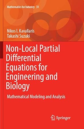 non local partial differential equations for engineering and biology mathematical modeling and analysis 1st