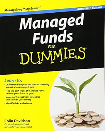 managed funds for dummies australian edition colin davidson 1742169422, 978-1742169422