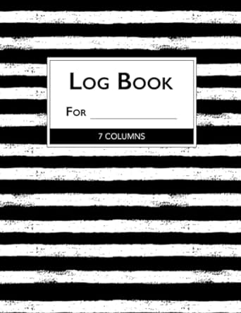 log book for 7 columns 1st edition breezy colors design b0c1jb5242