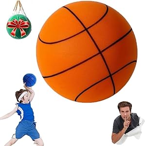 ‎bammy hushhandle silent foam basketball dribbling indoor silent and no noise washable bouncing ball 