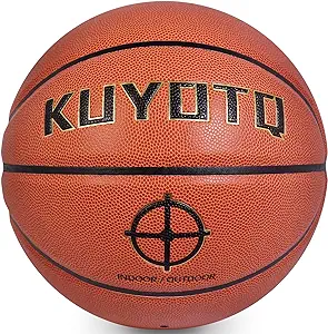kuyou official size 7 mens basketball for ages 12 plus soft composite leather for supreme grip for in and