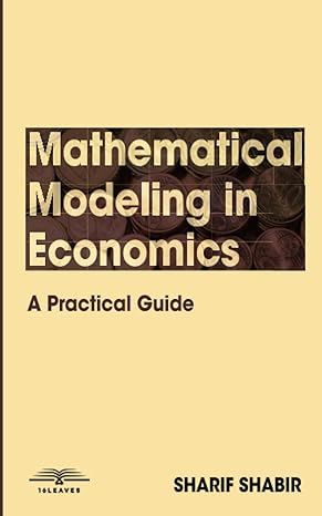 mathematical modeling in economics 1st edition sharif shabir 8119221796, 978-8119221790