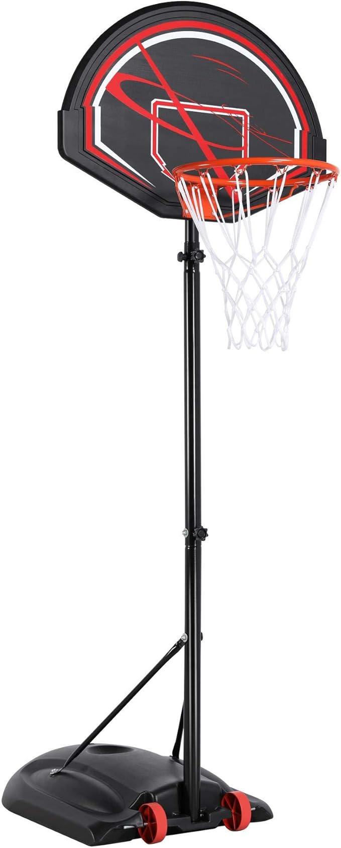 Yaheetech 32 Youth Portable Basketball Hoop 7-9ft Adjustable Height
