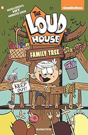 the loud house 4 family tree 1st edition nickelodeon 1545800057, 978-1545800058