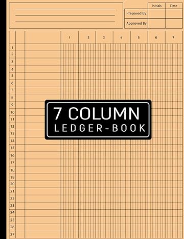 7 column ledger book 1st edition lynam ledgers press b0ckbwkftp