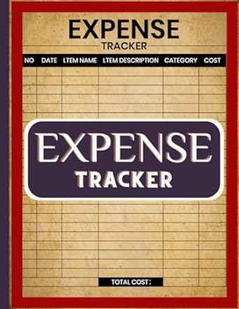 expense tracker 1st edition m zczc b0ck3zz2mc