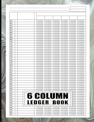 6 column ledger book 1st edition maria didi b0bks5xnp5