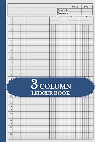 3 column ledger book 1st edition legalease prints b0blqw2vsk