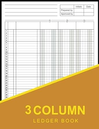 3 column ledger book 1st edition am publishing b0c7t5tj21