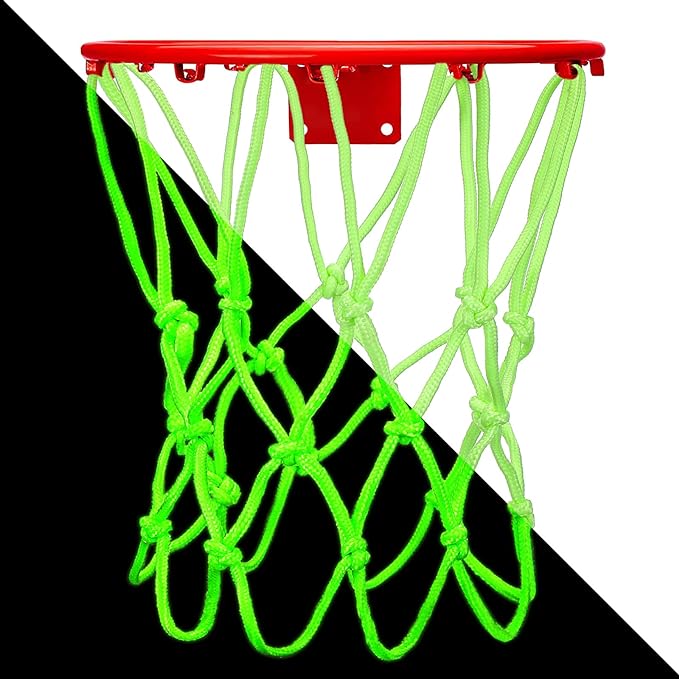 ?jerify nightlight mini basketball net hoop 8 loop replacement portable nylon glow in the dark  ?jerify