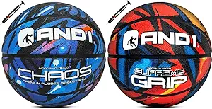 and1 rubber basketball bundle two regulation official size  ‎and1 b0c2kzbbyy