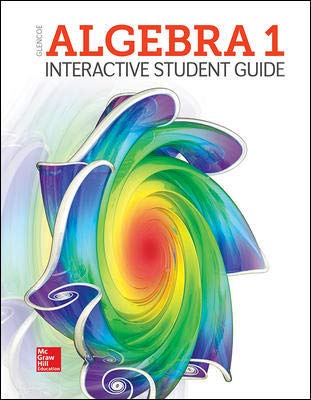 algebra 1 interactive student guide 1st edition mhe, mexico mcgraw hill editores 0079061753, 978-0079061751