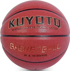 kuyotq basketball moisture absorbing composite leather superior grip basketball official size 7 indoor