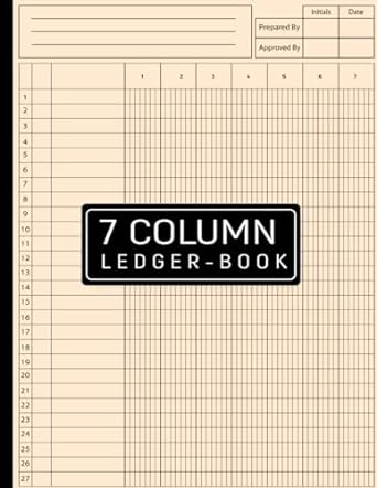 7 column ledger book 1st edition simmons ledgers press b0ckbtg16f