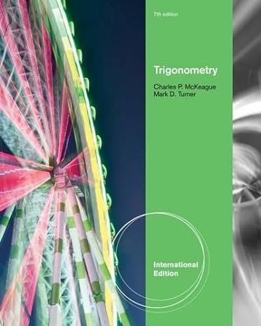 trigonometry 7th international edition charles p. mckeague ,mark d. turner 1111989818, 978-1111989811
