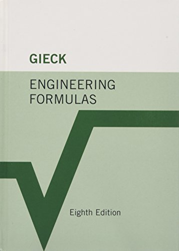 engineering formulas 8th edition gieck 0071457747, 9780071457743