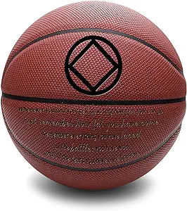 ‎ghbwlsd recovery gift personalized engraved basketball indoor/outdoor 29 5 inch sympath  ‎ghbwlsd
