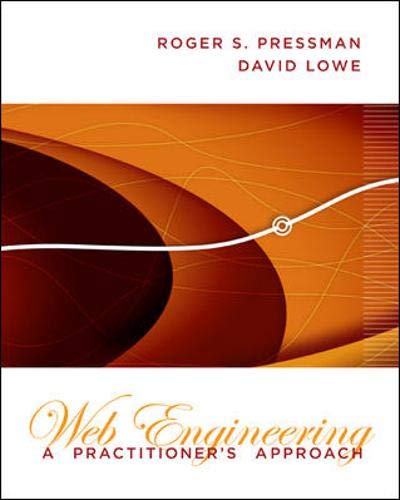 web engineering a practitioners approach 1st edition roger s. pressman,david  lowe 0073523291, 9780073523293