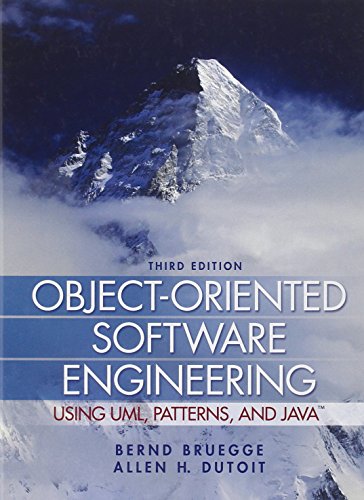 object oriented software engineering using uml patterns and java 3rd edition bernd bruegge,  allen dutoit