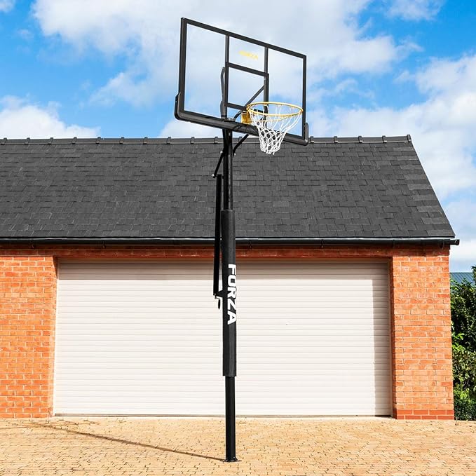 forza basketball post and hoop socketed adjustable hoop outdoor  ‎forza b0b1qld6ty