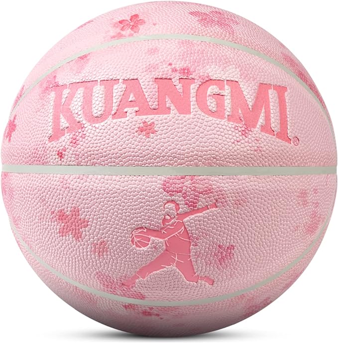 kuangmi girls basketball premium design printed outdoor and indoor size 6 28 5 and official size 7 29 5 men 