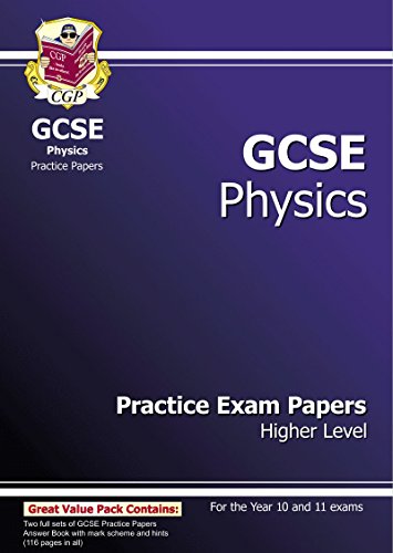 gcse physics practice exam papers higher level 1st edition parsons, richard 1841466514, 9781841466514
