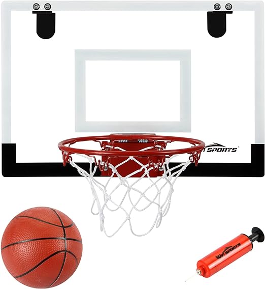 win sports over the door pro mini basketball hoop for kids adults teens 18x12 inches  ?win sports b07sb4m6k3
