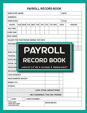payroll record book 1st edition les dolton b0cccsshcb