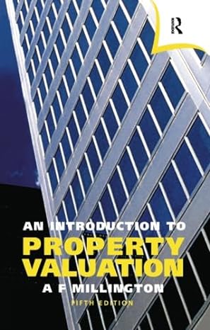 an introduction to property valuation 5th edition alan millington 0728203502, 978-0728203501