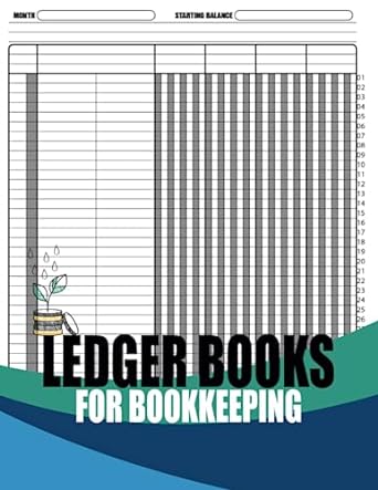 ledger books for bookkeeping 1st edition log book expense tracker b0c87sbyc2