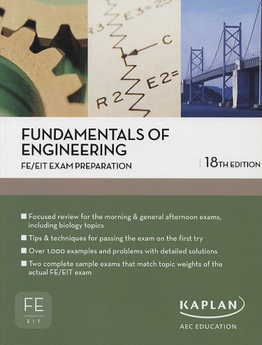 fundamentals of engineering fe eit exam prep 18th edition david arterburn 1427761191, 9781427761194
