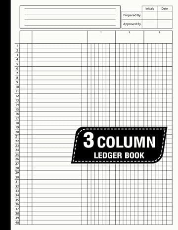 3 column ledger book 1st edition pamebe press publisher b0c1dl78ll