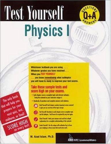 test yourself physics i 1st edition islam, m azzad 0844223778, 9780844223773