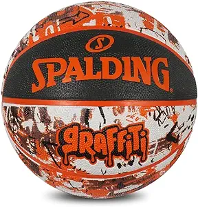 spalding graffiti rubber basketball 7  ‎spalding b099dd2msf