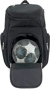 Gespann Basketball Backpack With Ball Holder And Shoe Compartment Sports Equipment Bag For Soccer