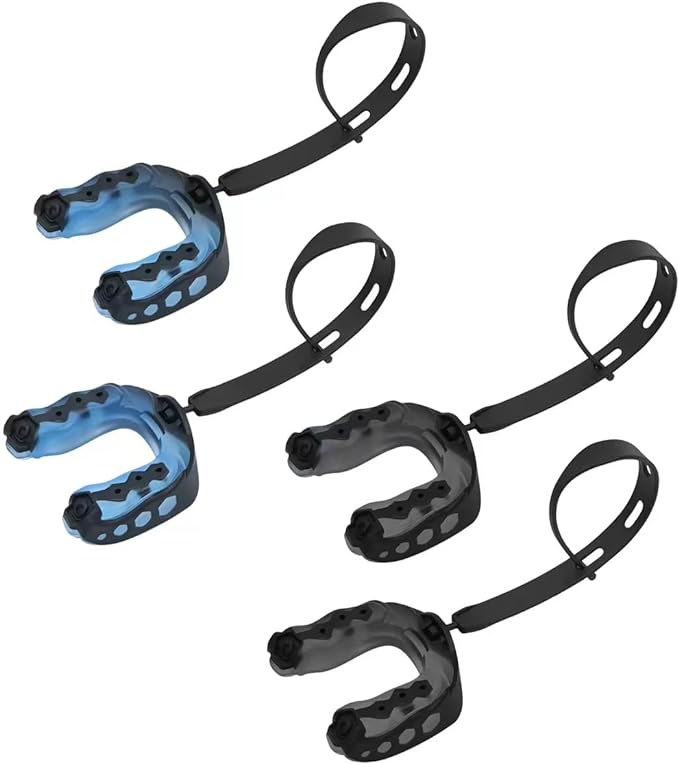 fawaiktu 4 pack football mouth guard with strap soft professional sports for boxing mma  fawaiktu b0c3qf4c31
