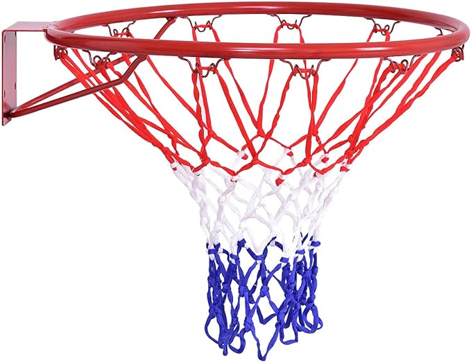 goplus 18inch replacement basketball rim portable net indoor outdoor hanging basketball goal  ?goplus