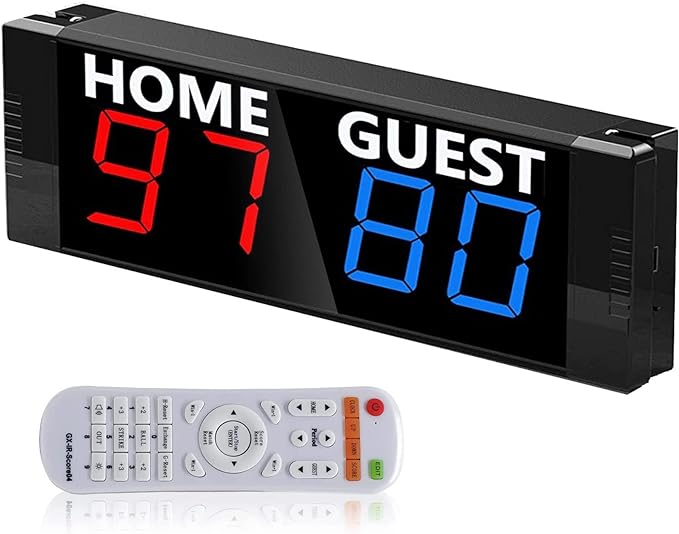 btbsign score keeper portable led digital electronic scoreboard with remote for sports  ‎btbsign b0b8w8xj8r