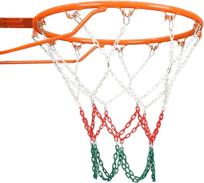 ‎urmlovp metal basketball net chain net outdoor rust proof  ‎urmlovp b0by4pvrg3