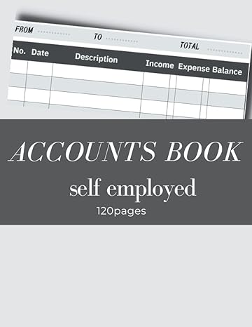 accounts book self employed 1st edition accounting for business man b0bmjqthyz