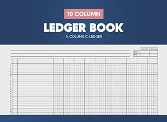 10 column ledger book 1st edition a. column c. ledger 2024 b0c51pk8r6