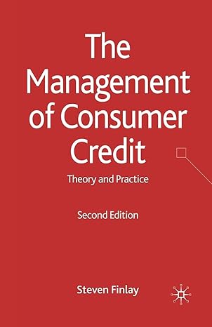 the management of consumer credit theory and practice 2nd edition s. finlay 134931546x, 978-1349315468