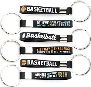 inkstone basketball keychains victory belongs to those who challenge the impossible  ‎inkstone b0817x389y