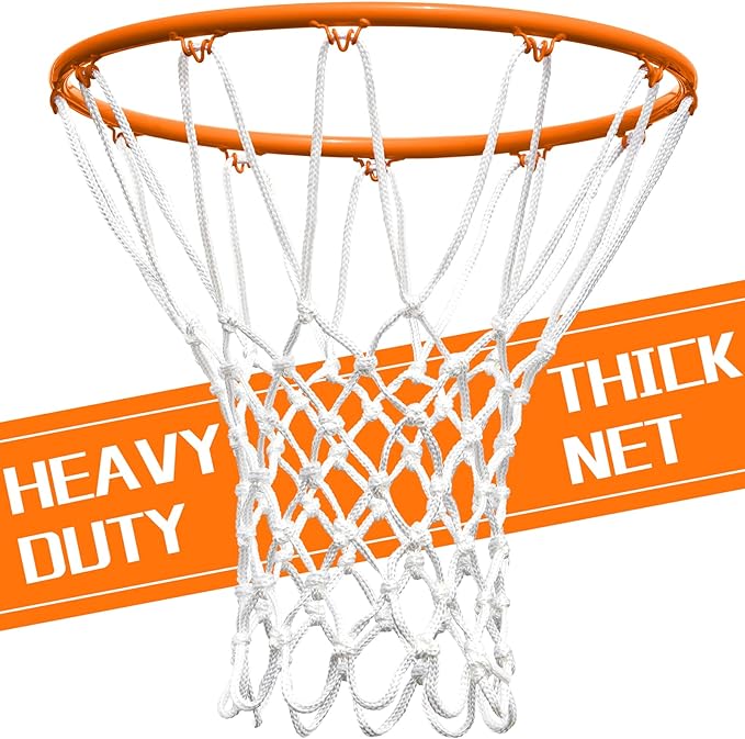 neijiang basketball net replacement outdoor upgraded thickening heavy duty all weather 12 loops rim 