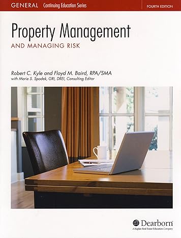 property management and managing risk 1st edition robert c. kyle ,floyd m. baird 1427711410, 978-1427711410