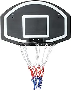 rakon wall mounted basketball hoop 28 5 x 18 large backboard shatter proof all weather net door  ?rakon