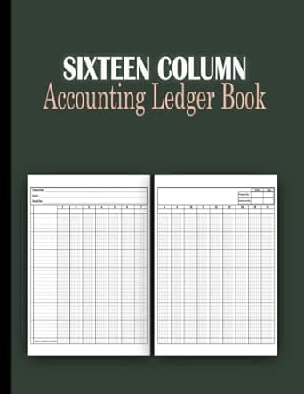 sixteen column accounting ledger book 1st edition anni ledger press b0byrjggng