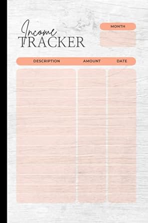 income tracker 1st edition umme publishing b094tg1nrx